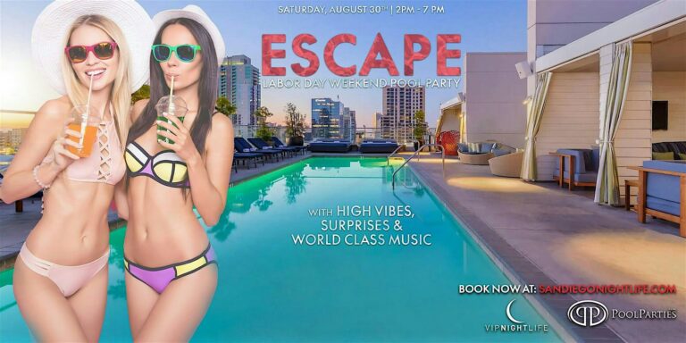 San Diego Labor Day Weekend | Andaz Rooftop Pool Party