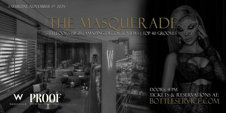 W Nashville Rooftop | Halloween Masquerade Party